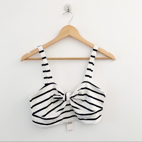 BB Dakota | Nwt Hello Sailor Tie Front Crop Top M - Picture 4 of 8